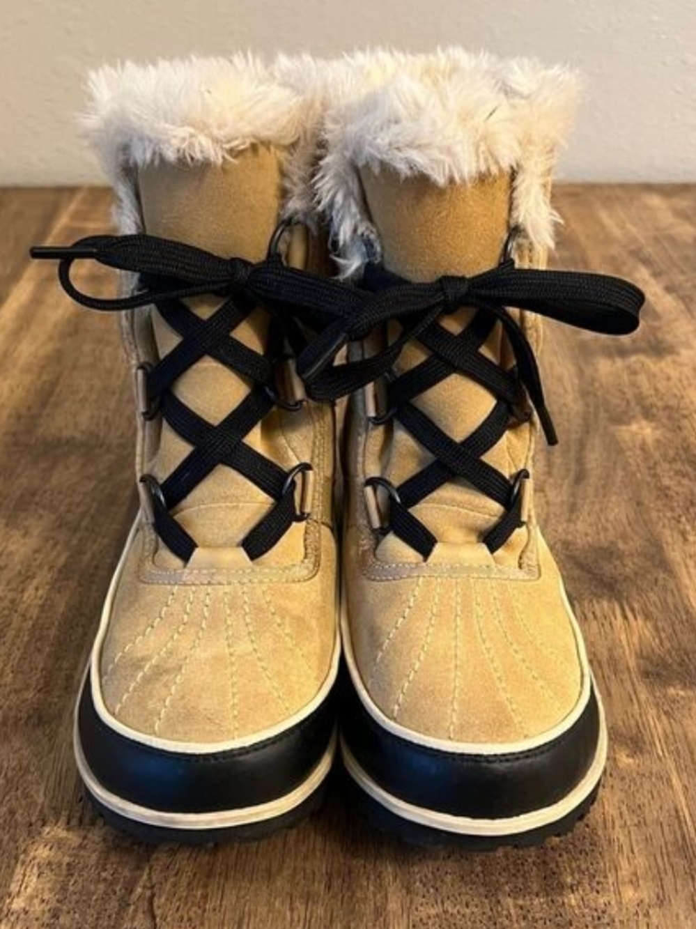 Sorel Women’s Tivoli Suede Leather Lace Up Waterproof Snow Boot Sz 6.5